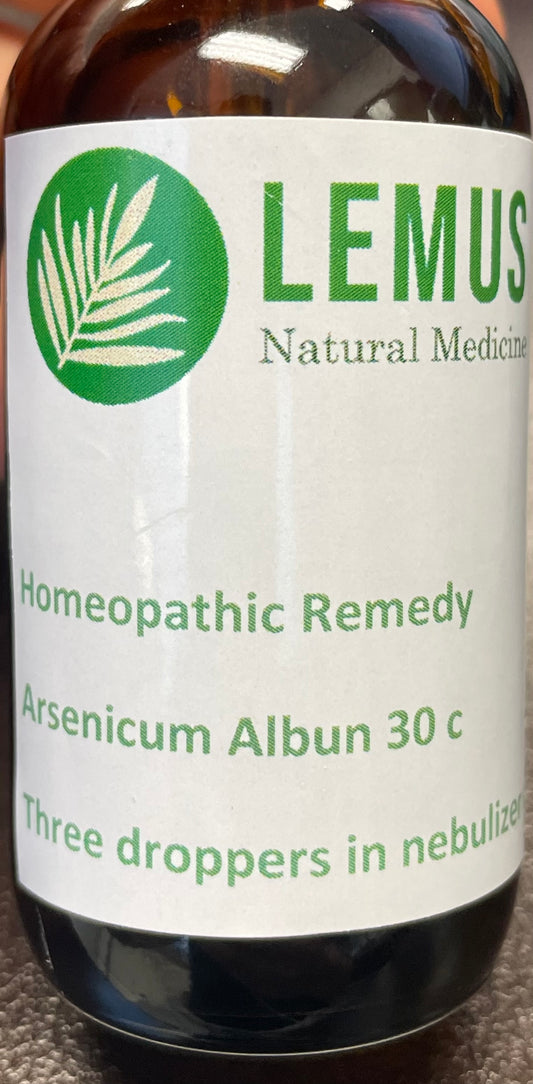 Homeopathic Remedy Arsenicum Albun 30c  2oz